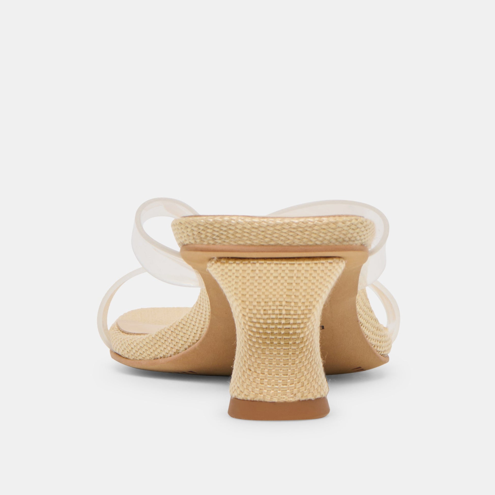 Brevel Vinyl Crystal Jelly Heels - CRYSTAL JELLY