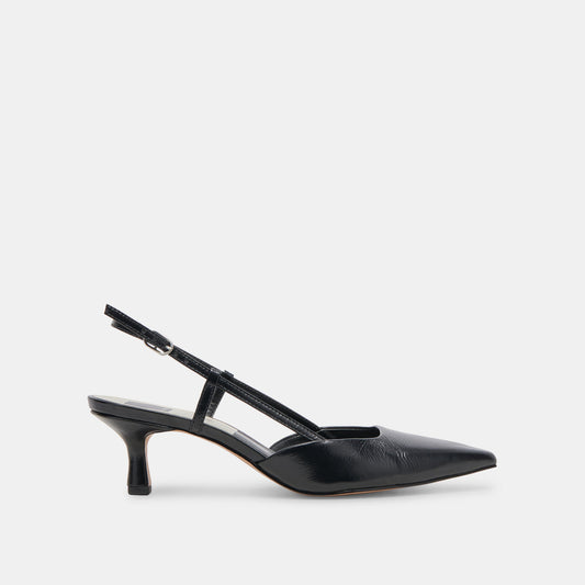 ODELA HEELS MIDNIGHT CRINKLE PATENT - MIDNIGHT CRINKLE PATENT