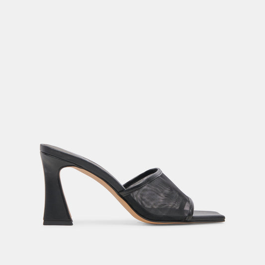 NARDA HEELS ONYX MESH - ONYX MESH