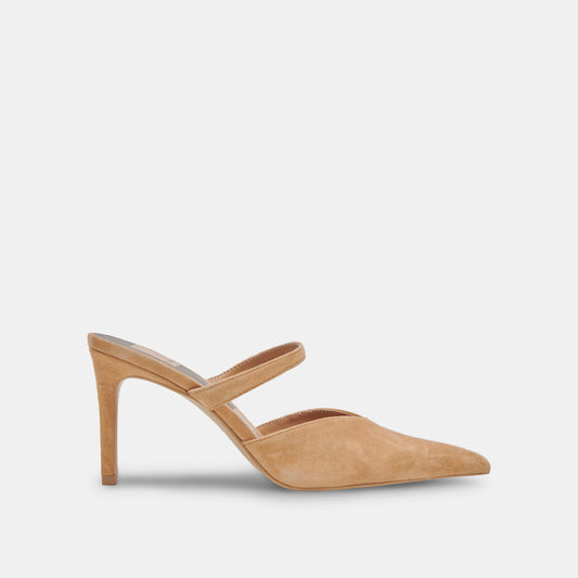 KANIKA HEELS TAN SUEDE - TAN SUEDE