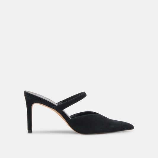 KANIKA HEELS ONYX SUEDE - ONYX SUEDE