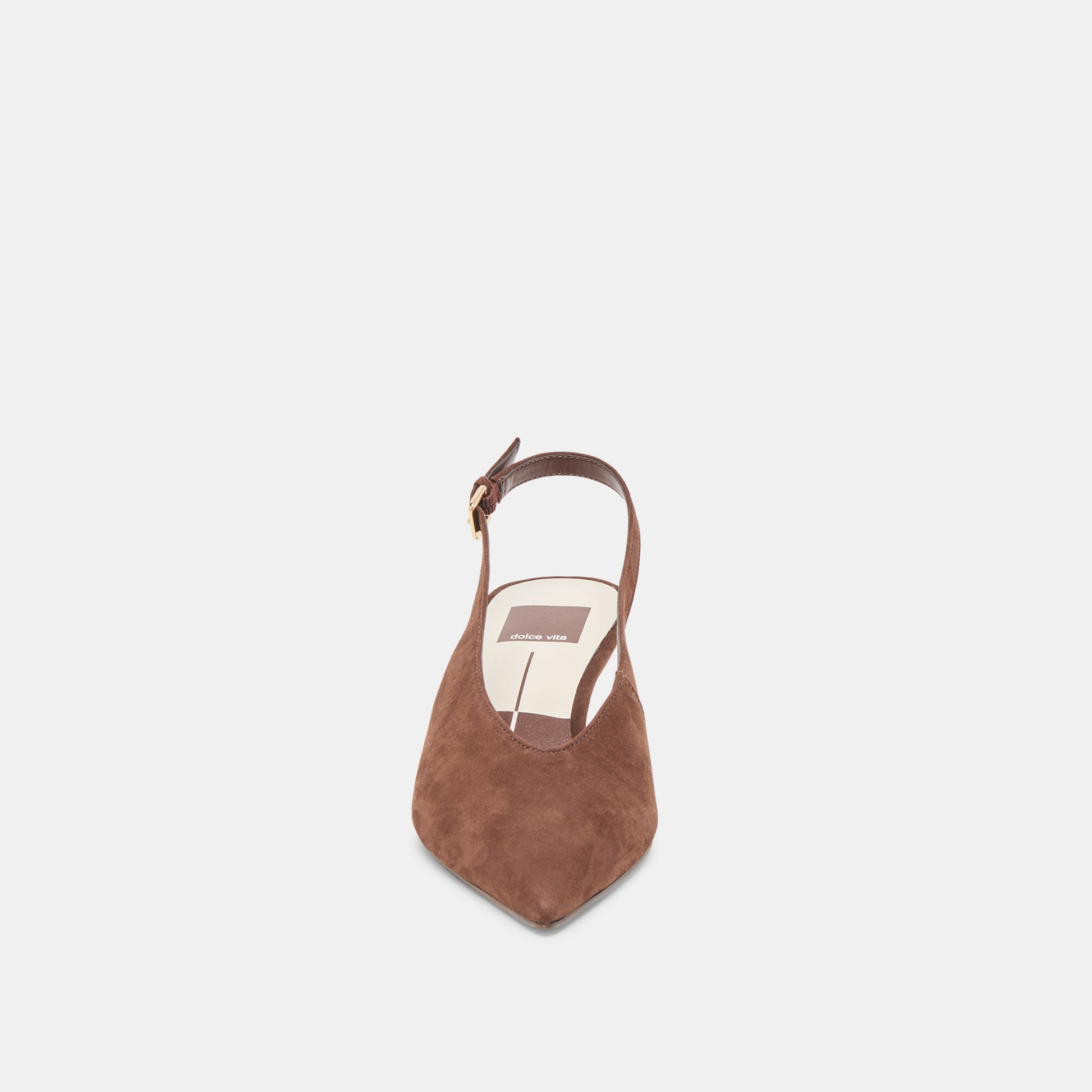 Alenna Dk Brown Suede Heels - DK BROWN SUEDE
