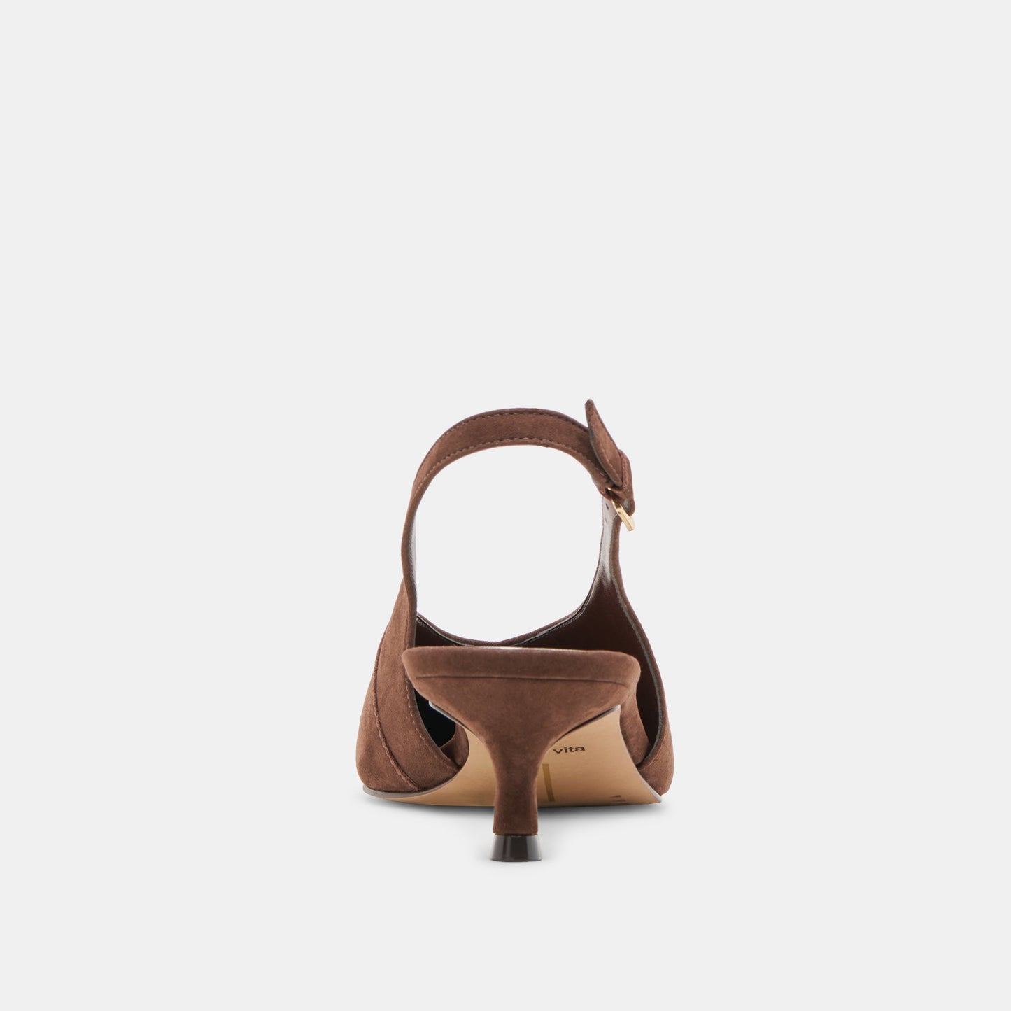 Alenna Dk Brown Suede Heels - DK BROWN SUEDE