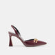 CRANBERRY CRINKLE PATENT