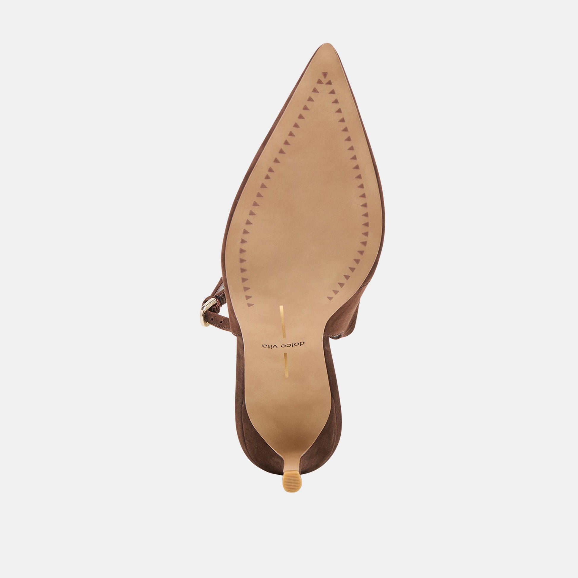 Elasi Dk Brown Nubuck Heels - DK BROWN NUBUCK