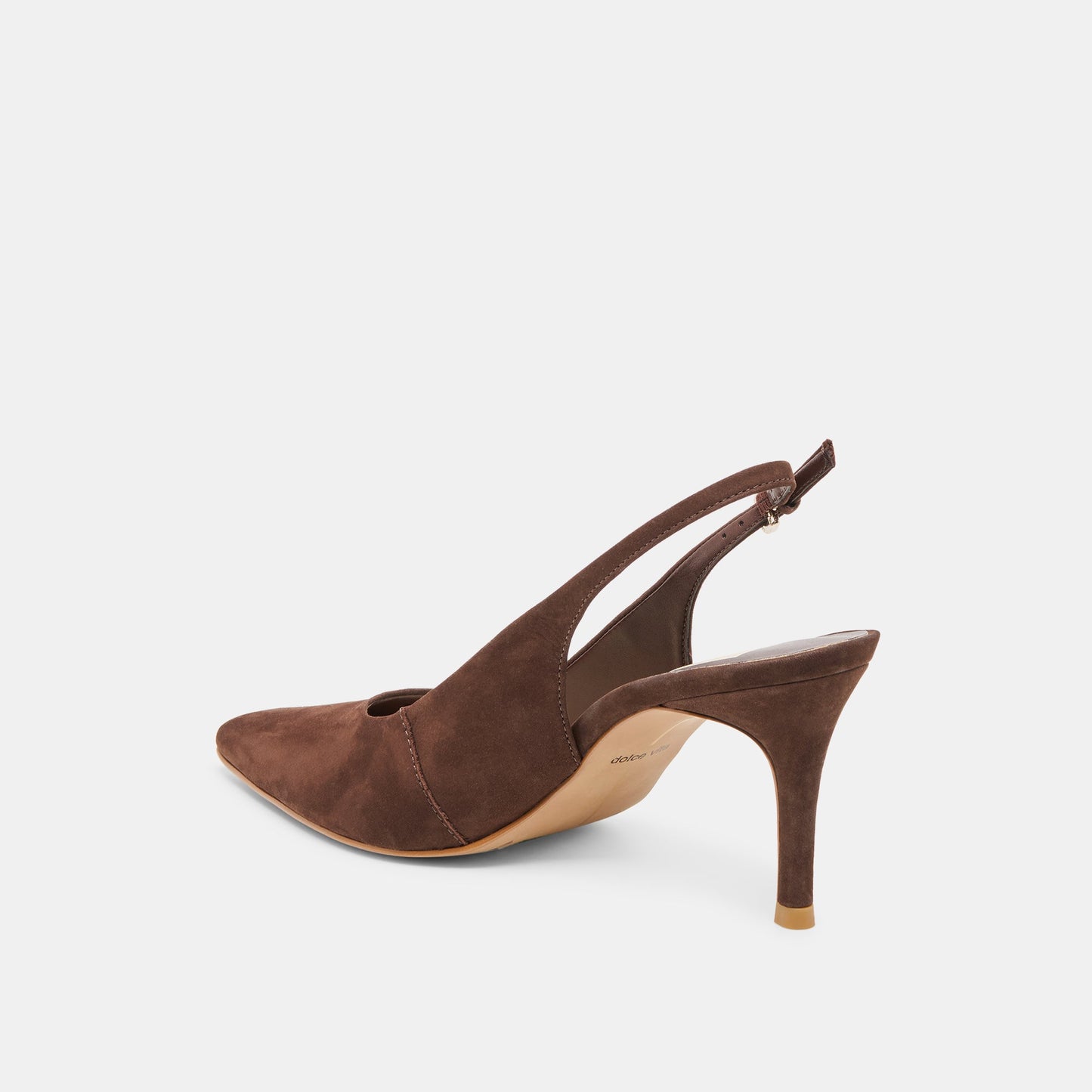 Elasi Dk Brown Nubuck Heels - DK BROWN NUBUCK