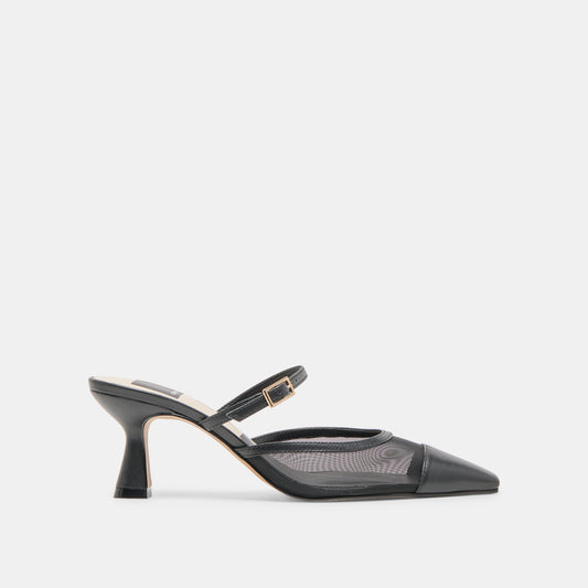 Loyd Onyx Mesh Heels - ONYX MESH