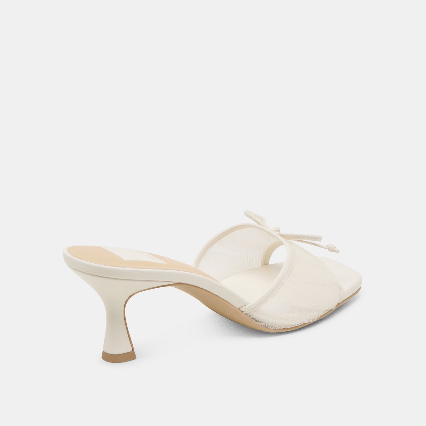 Galen White Tulle Heels - WHITE TULLE