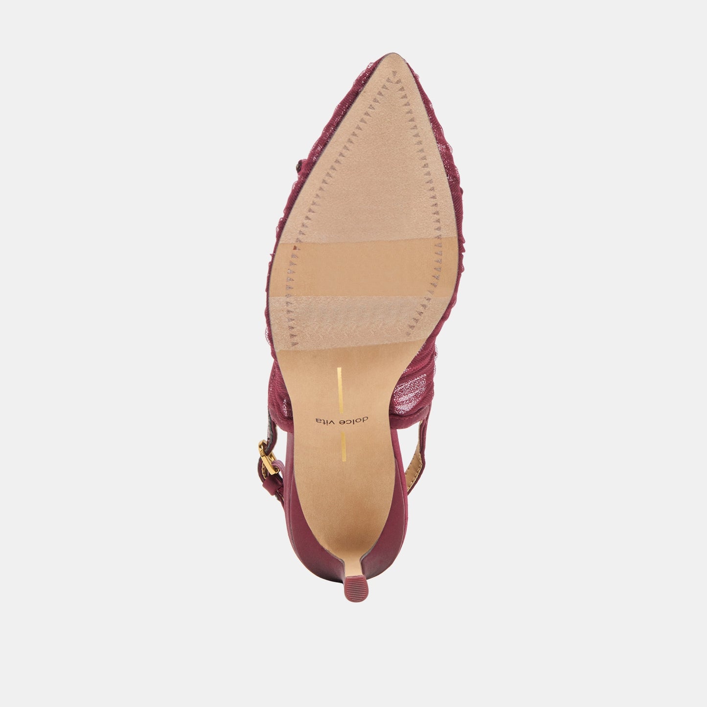 Yela Cranberry Tulle Heels - CRANBERRY TULLE