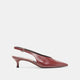 OXBLOOD CRINKLE PATENT