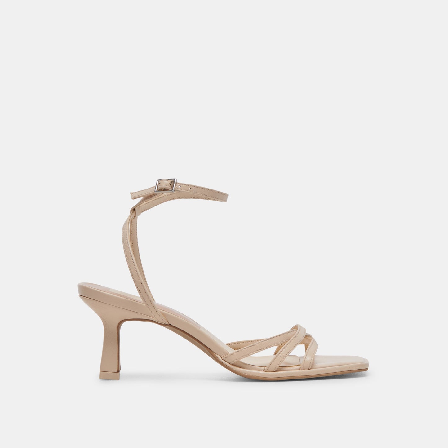 MANJI HEELS BONE PATENT LEATHER - BONE PATENT LEATHER