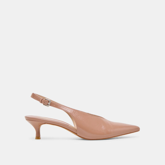 ALENNA HEELS WHISKEY CRINKLE PATENT - WHISKEY CRINKLE PATENT