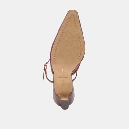 Loyd Burgundy Mesh Heels - BURGUNDY MESH