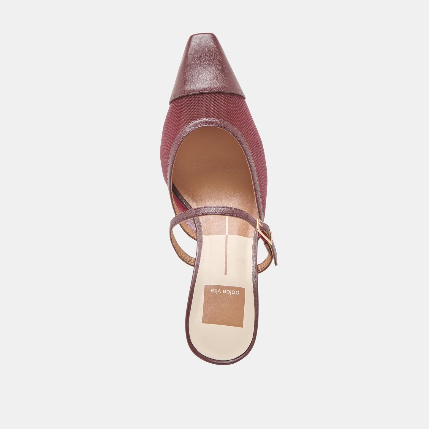 Loyd Burgundy Mesh Heels - BURGUNDY MESH