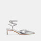 SILVER CRINKLE PATENT