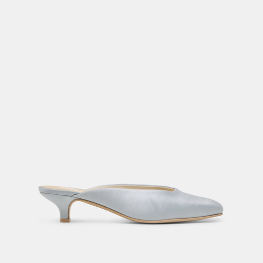 UMARA HEELS LIGHT BLUE SATIN - LIGHT BLUE SATIN