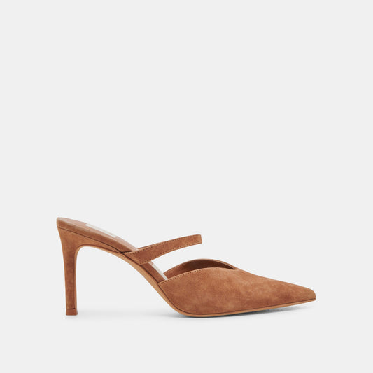 KANIKA HEELS PECAN SUEDE - PECAN SUEDE
