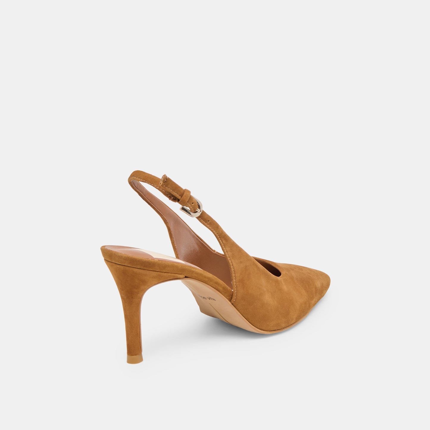Elasi Brown Nubuck Heels - BROWN NUBUCK