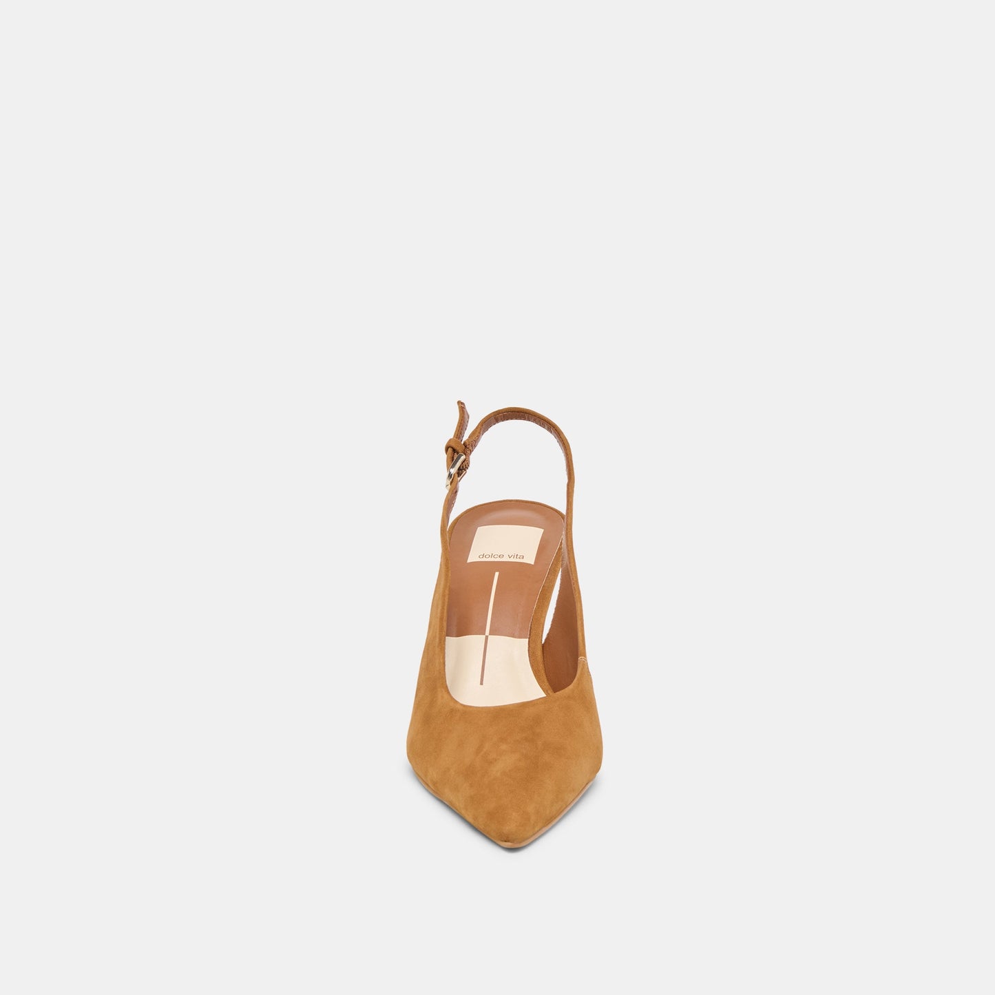 Elasi Brown Nubuck Heels - BROWN NUBUCK