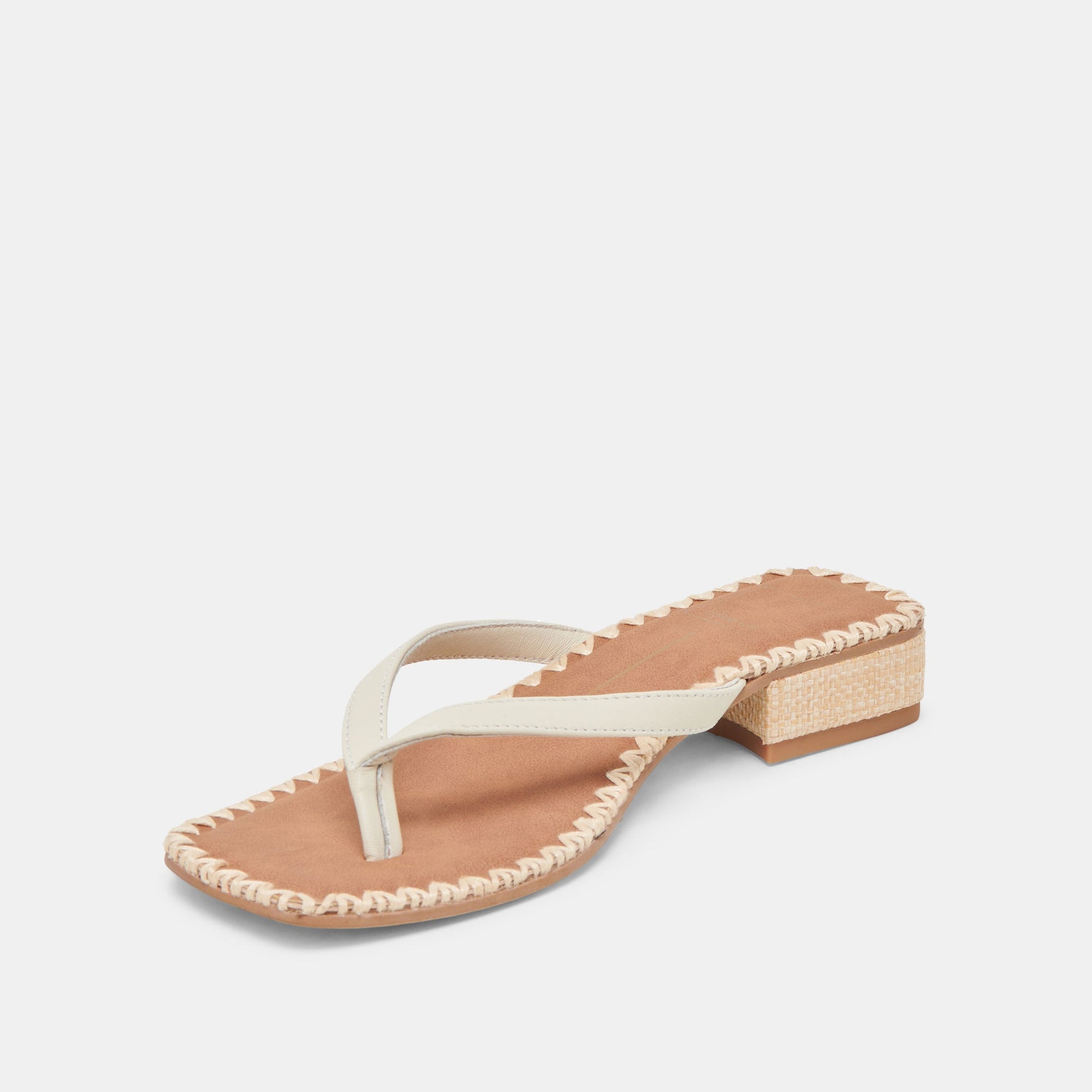 BARTY SANDALS WHITE LEATHER - WHITE LEATHER