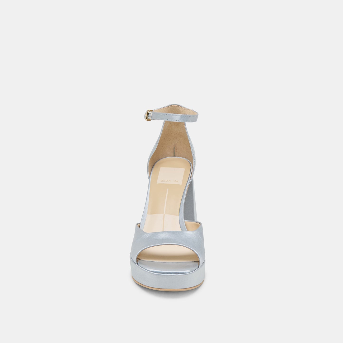 PANDRO HEELS LIGHT BLUE SATIN - LIGHT BLUE SATIN