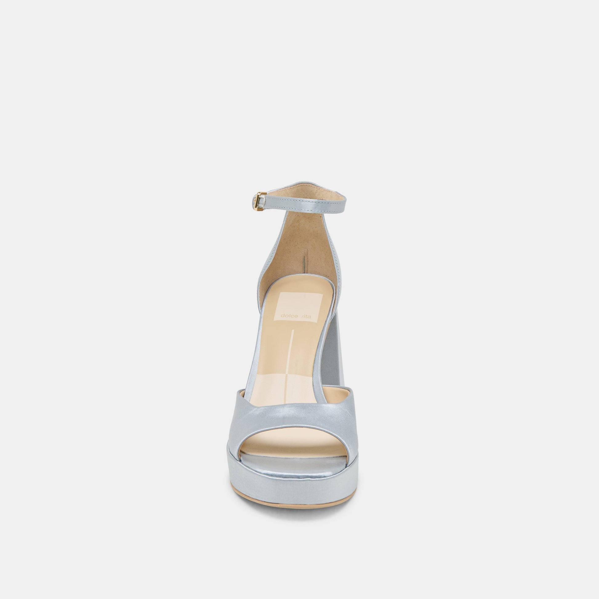 PANDRO HEELS LIGHT BLUE SATIN - LIGHT BLUE SATIN