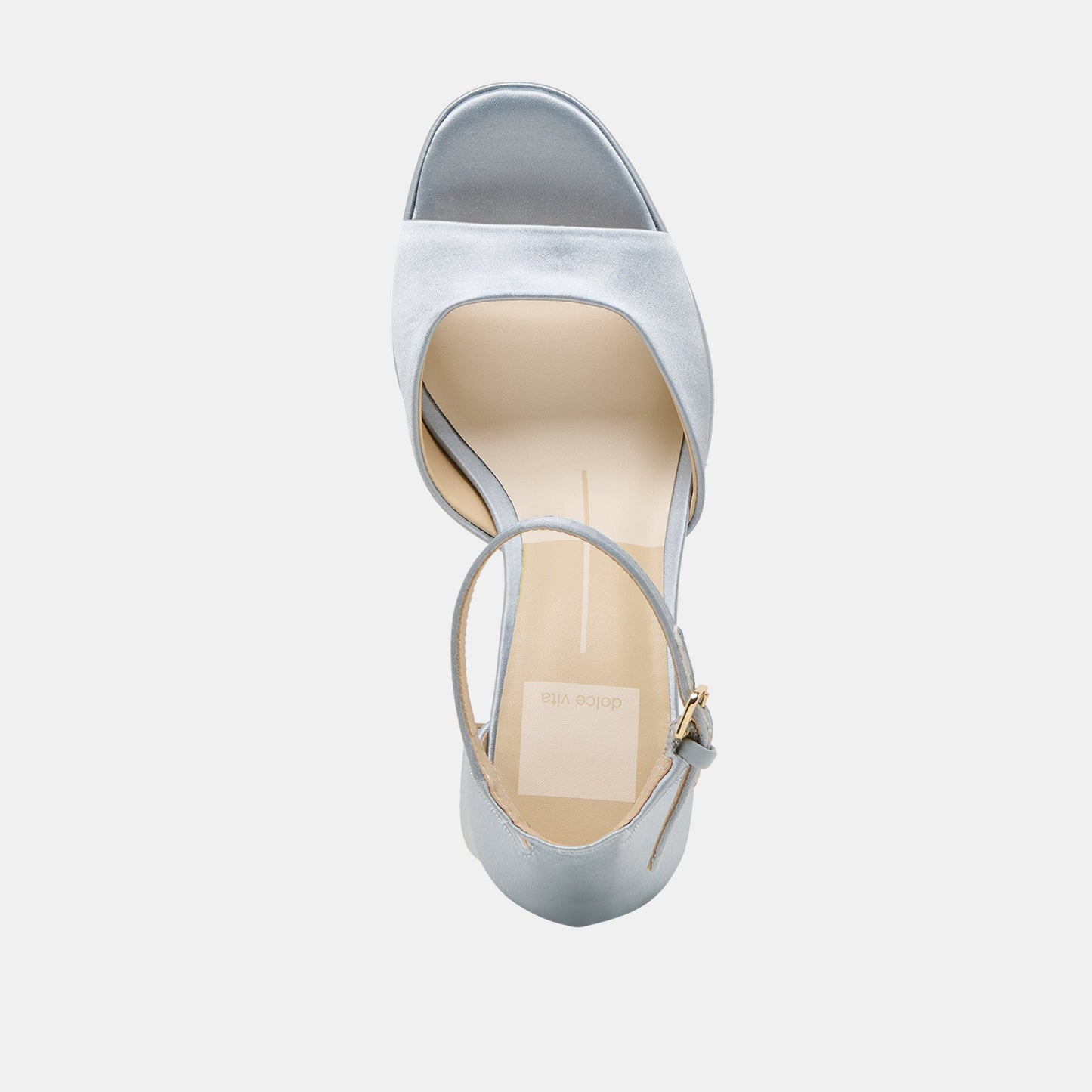 PANDRO HEELS LIGHT BLUE SATIN - LIGHT BLUE SATIN