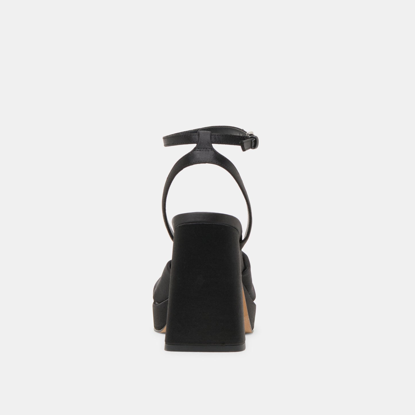 PARLO HEELS ONYX SATIN - ONYX SATIN