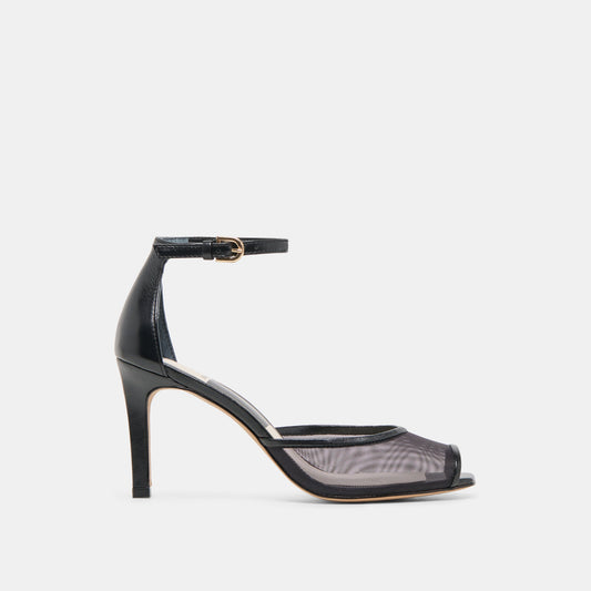 Serlo Onyx Mesh Heels - ONYX MESH