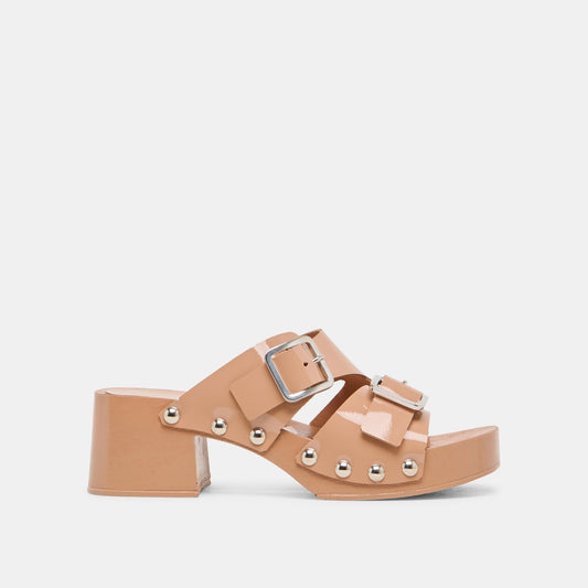Melody Tan Leather Heels - TAN LEATHER