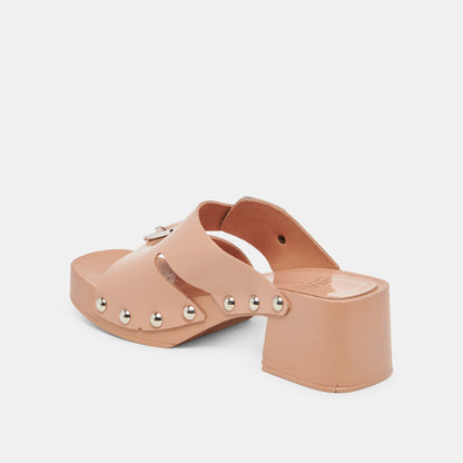 Melody Tan Leather Heels - TAN LEATHER