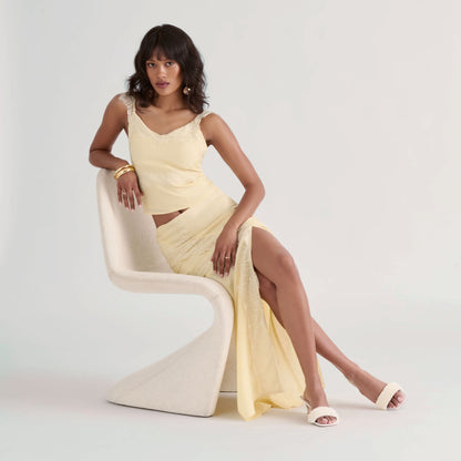Rexa Pearl Off White Satin Heels - OFF WHITE SATIN