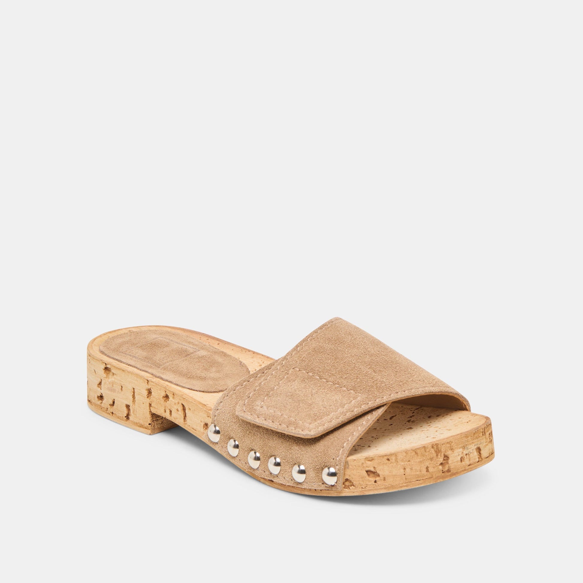 Sandy Taupe Suede Sandals - TAUPE SUEDE