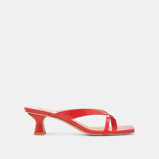 BREVEL HEELS CHILI LEATHER - CHILI LEATHER