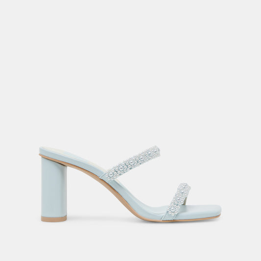 NOLAH PEARL HEELS ICE BLUE STELLA - ICE BLUE STELLA