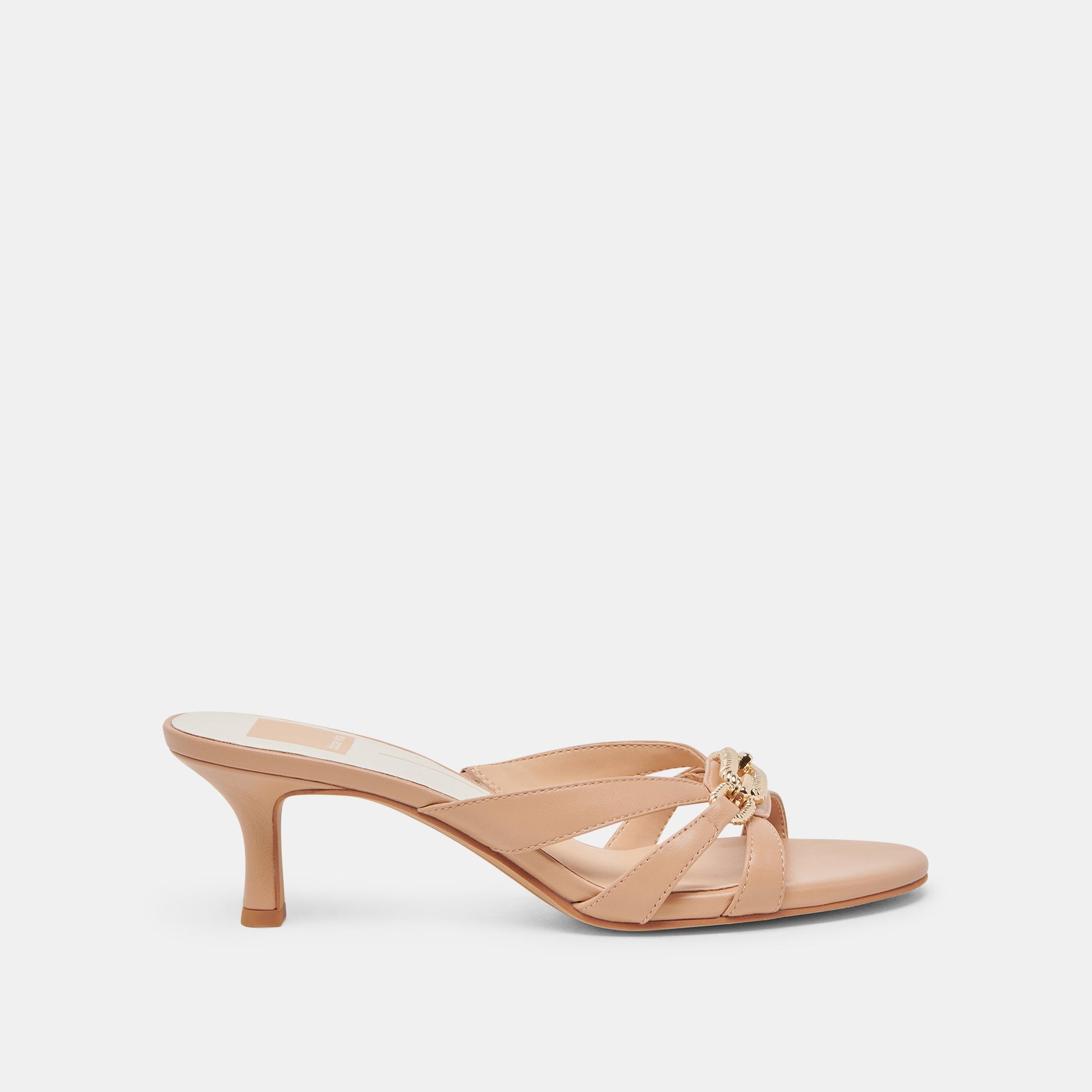 LERAH HEELS CAFE EMBOSSED LEATHER - CAFE EMBOSSED LEATHER