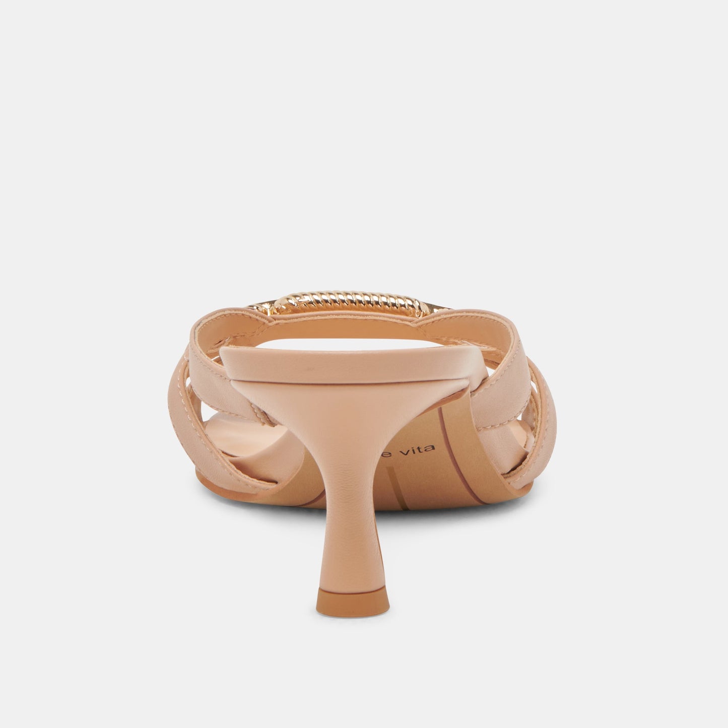 LERAH HEELS CAFE EMBOSSED LEATHER - CAFE EMBOSSED LEATHER