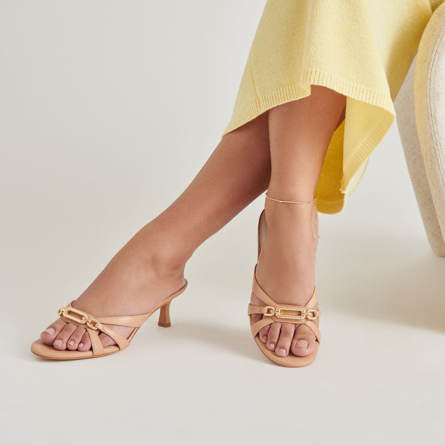 LERAH HEELS CAFE EMBOSSED LEATHER - CAFE EMBOSSED LEATHER