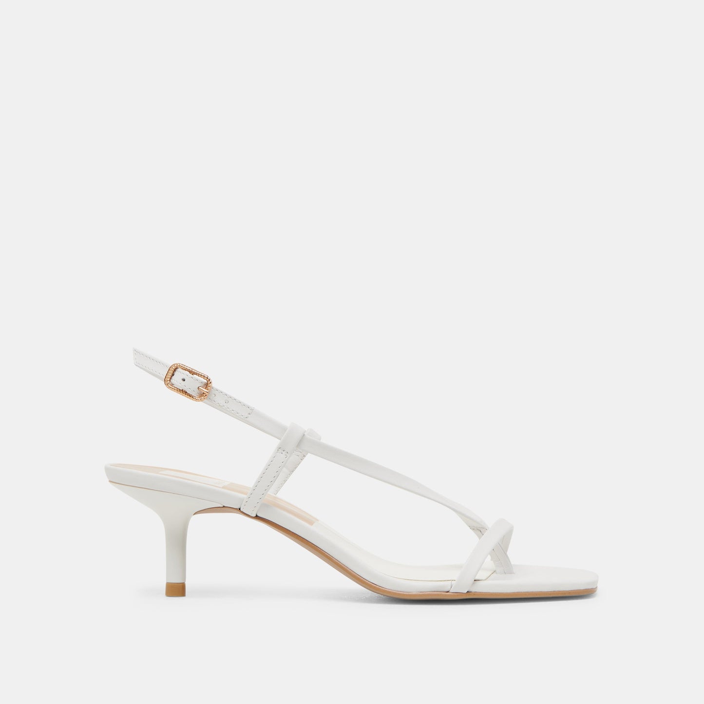 LAURY HEELS TRUE WHITE LEATHER - TRUE WHITE LEATHER