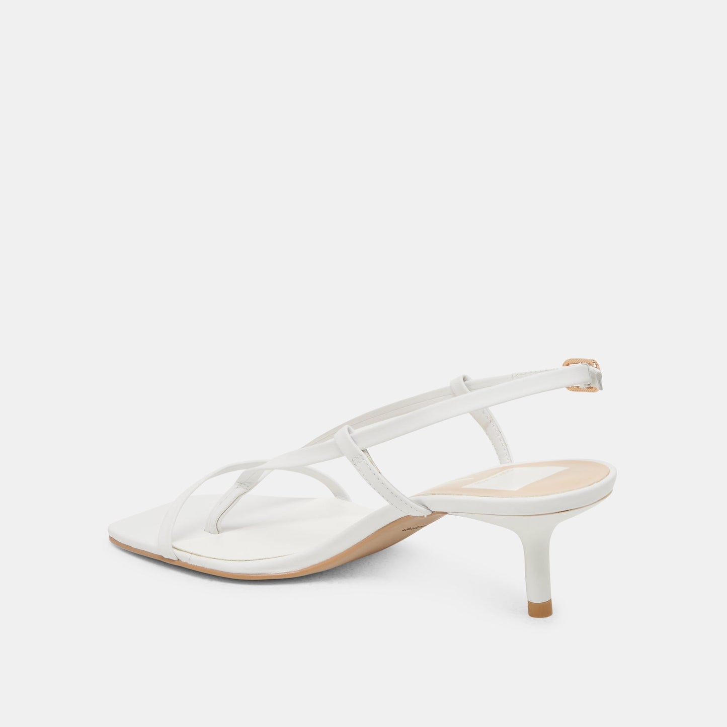 LAURY HEELS TRUE WHITE LEATHER - TRUE WHITE LEATHER