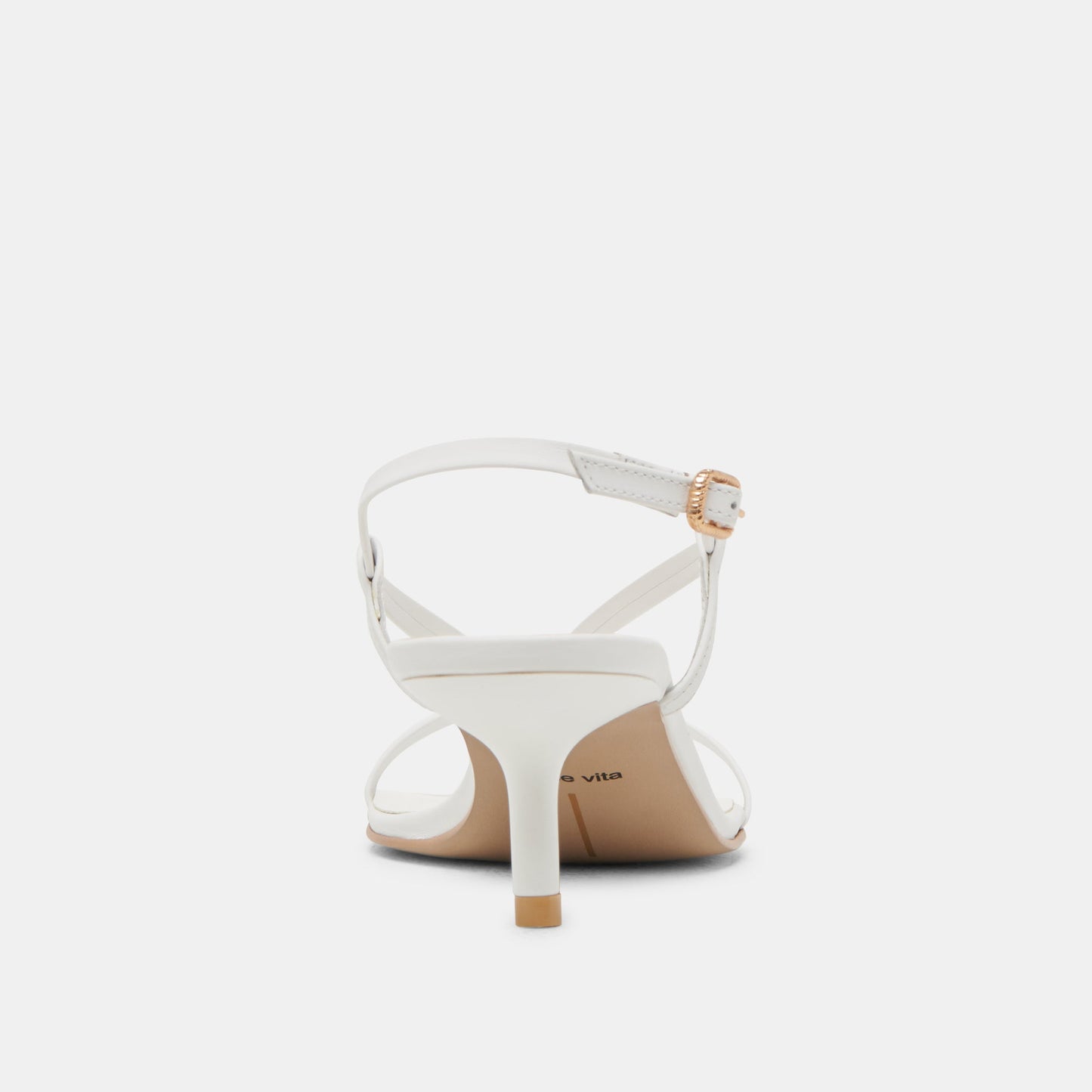 LAURY HEELS TRUE WHITE LEATHER - TRUE WHITE LEATHER