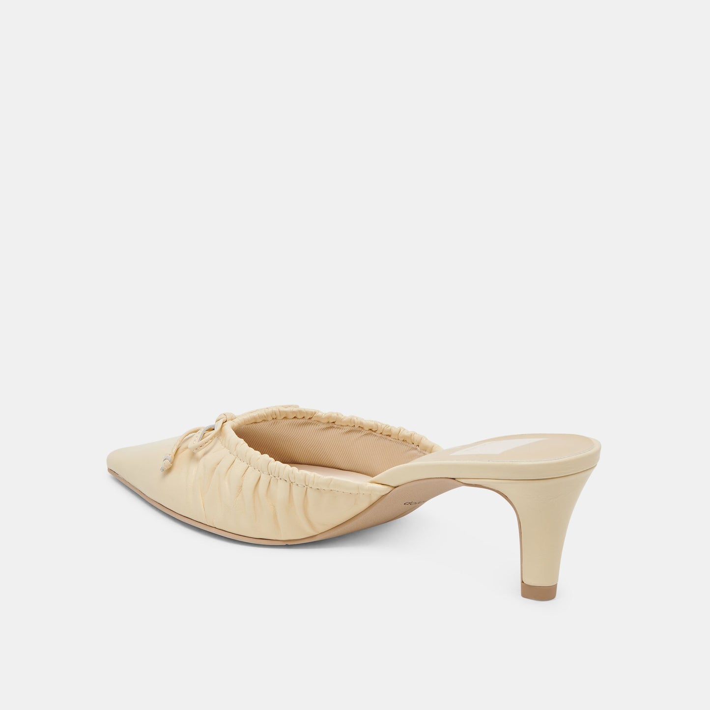 KAIRI MID HEELS LIGHT YELLOW CRINKLE PATENT - LIGHT YELLOW CRINKLE PATENT