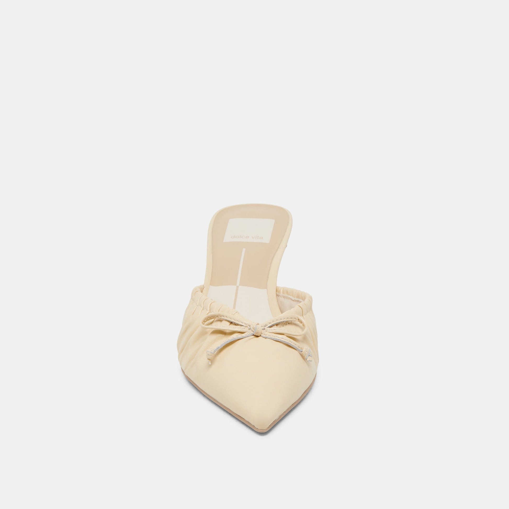 KAIRI MID HEELS LIGHT YELLOW CRINKLE PATENT - LIGHT YELLOW CRINKLE PATENT