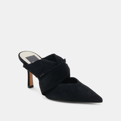 KELSY HEELS ONYX SUEDE - ONYX SUEDE