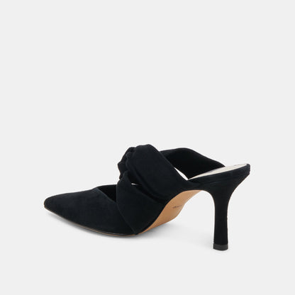 KELSY HEELS ONYX SUEDE - ONYX SUEDE