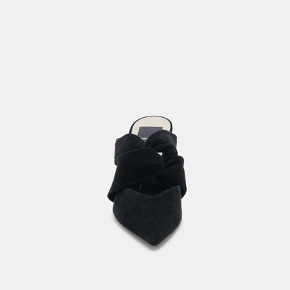 KELSY HEELS ONYX SUEDE - ONYX SUEDE