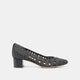 BLACK WOVEN RAFFIA