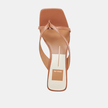 BREVEL HEELS SADDLE LEATHER - SADDLE LEATHER