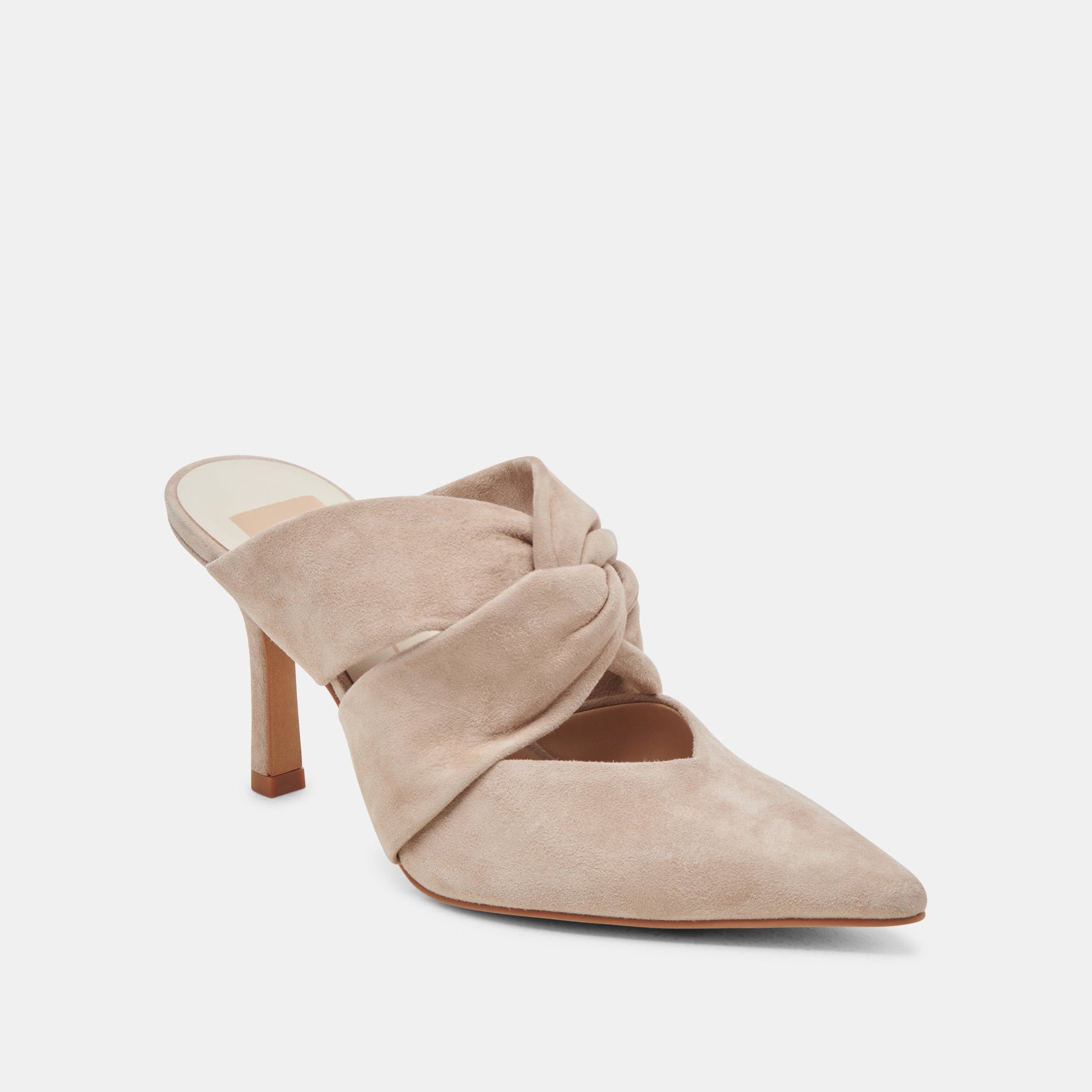 KELSY HEELS TAUPE SUEDE - TAUPE SUEDE