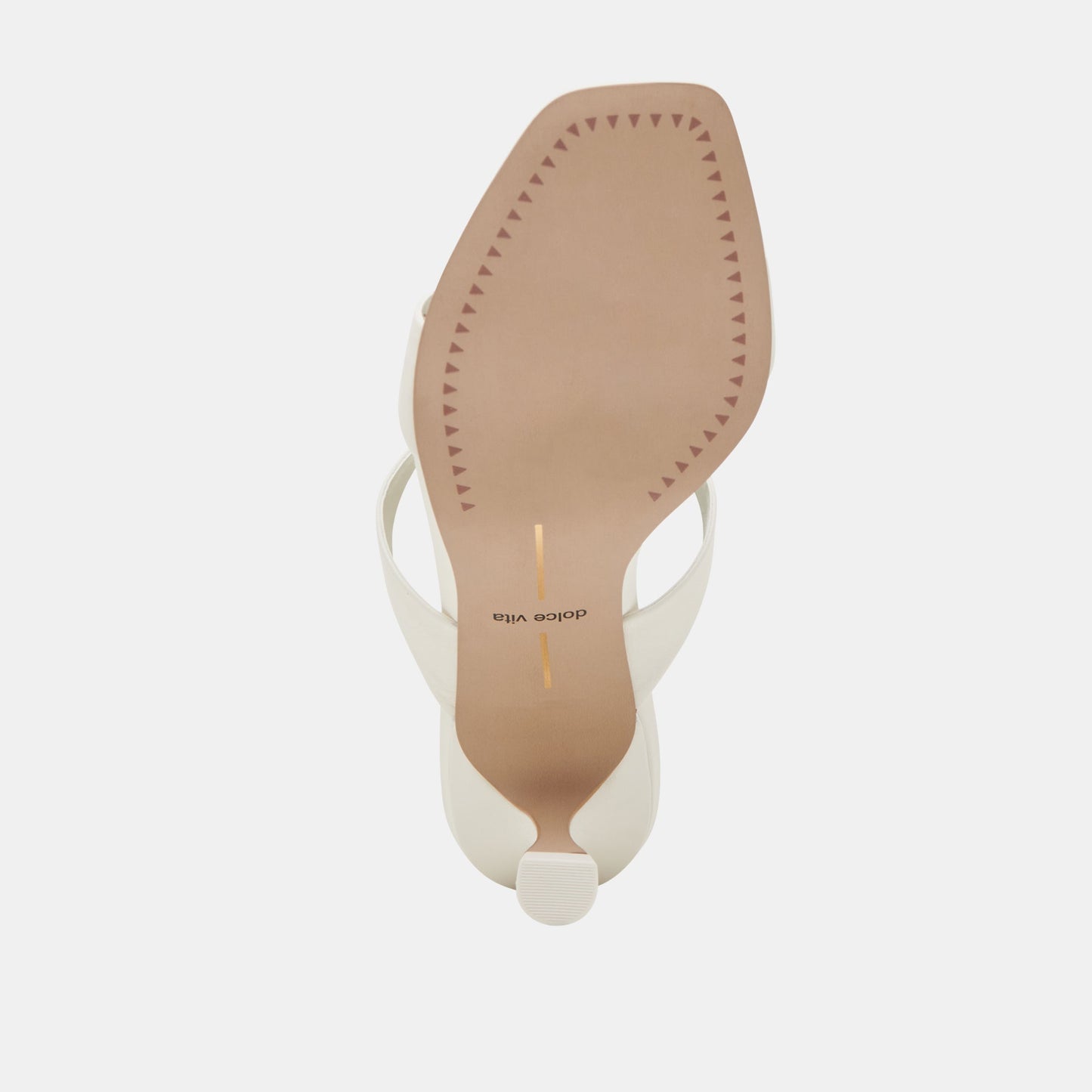 Genora White Leather Heels - WHITE LEATHER